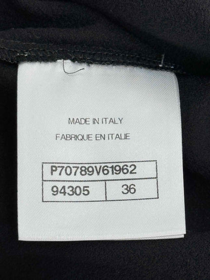 CHANEL Black Size US 4 T-shirt
