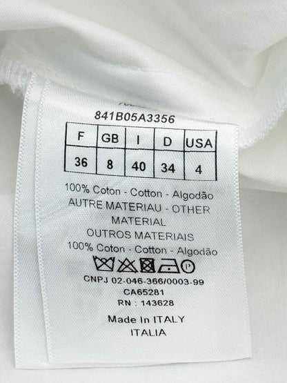 CHRISTIAN DIOR Tuxedo White Size US 4 Shirt