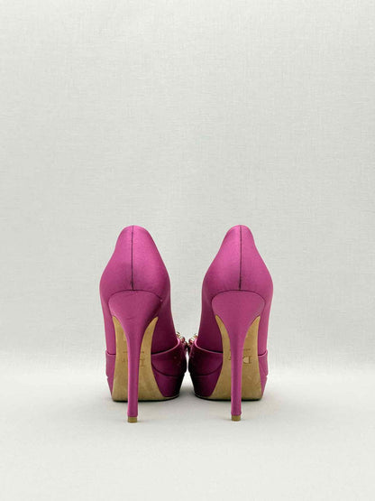 DIOR Fuchsia Crystal Embellished Size EU 38 Pumps