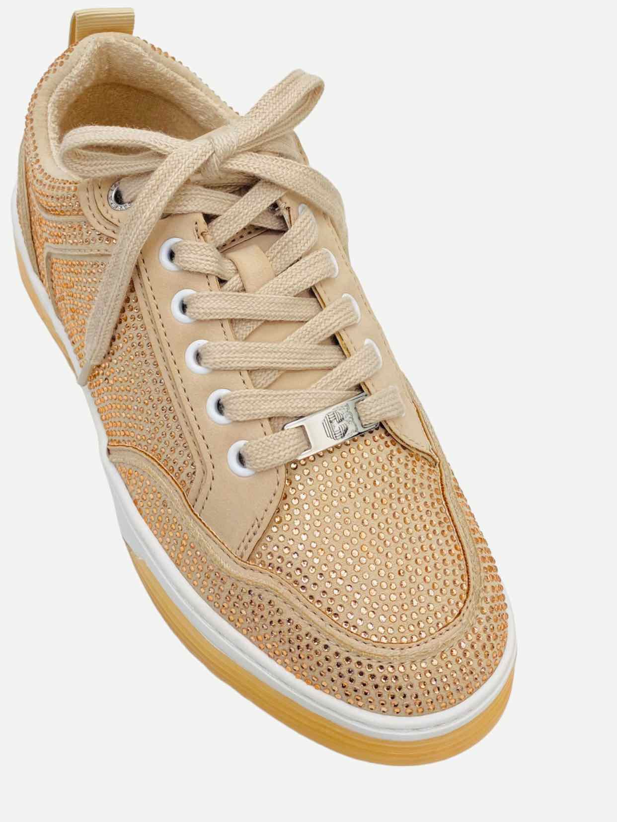 CARVELA Glide Bling Pale Pink Sneakers