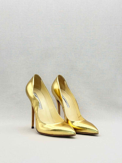 BRIAN ATWOOD SkyHigh Metallic Gold Size EU 40 Pumps