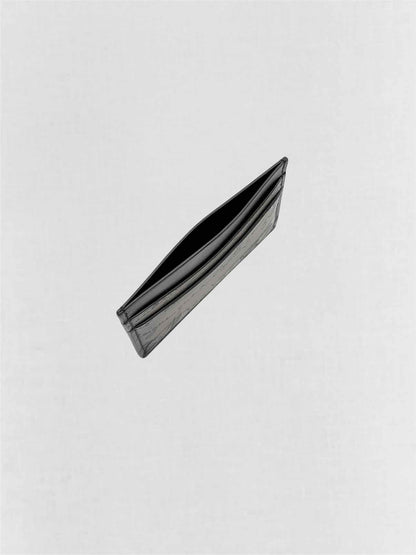 BERLUTI Men's Grey & Black Card Holder