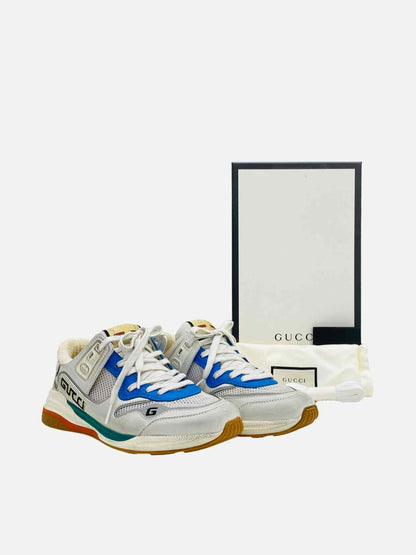 GUCCI Ultrapace White Multicolor Size EU 39 Sneakers