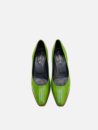 CELINE Green Pumps