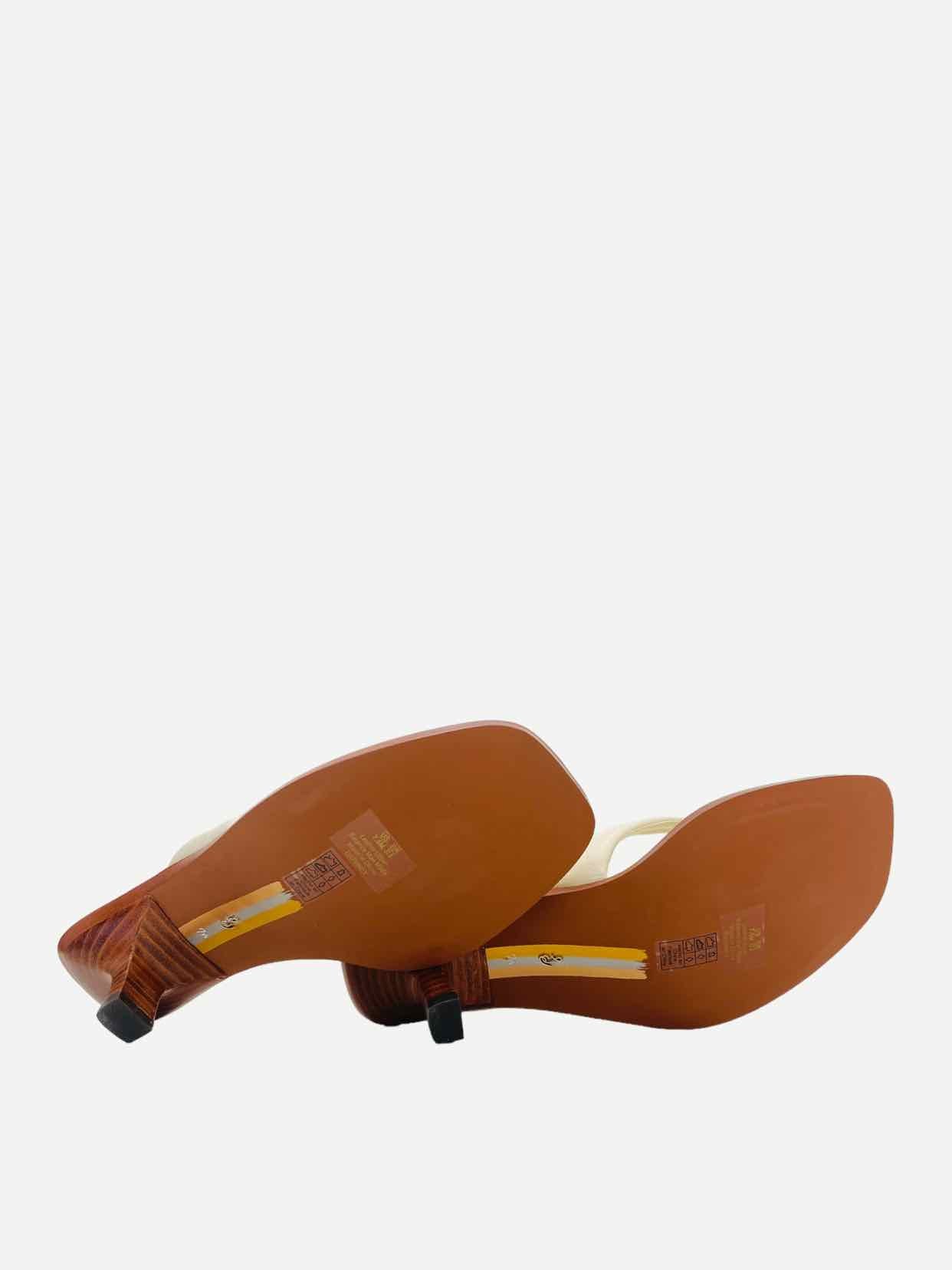 SAM EDELMAN Daphney Cream Size EU 37.5 Mules