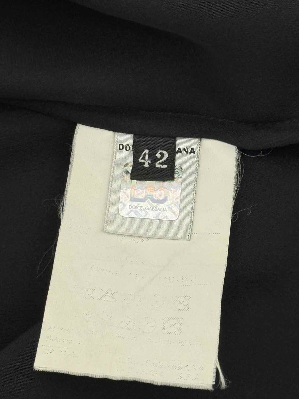 DOLCE & GABBANA Black Size US 6 Blouse