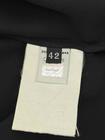 DOLCE & GABBANA Black Size US 6 Blouse