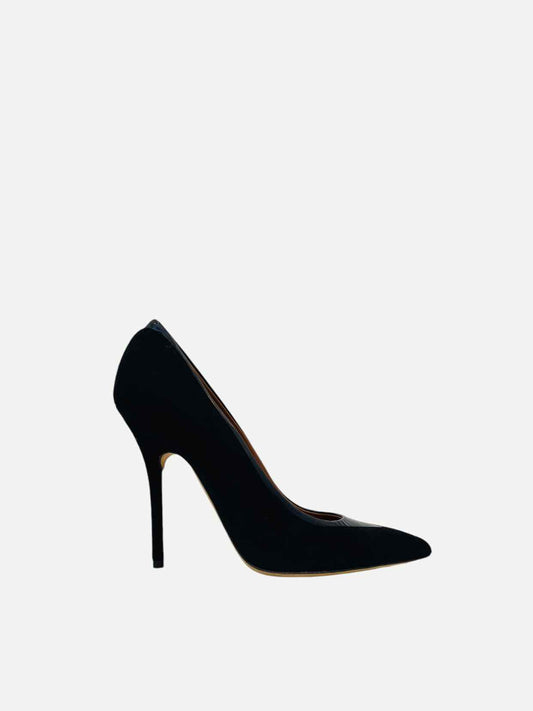 MALONE SOULIERS Pointed Toe Black Pumps 37