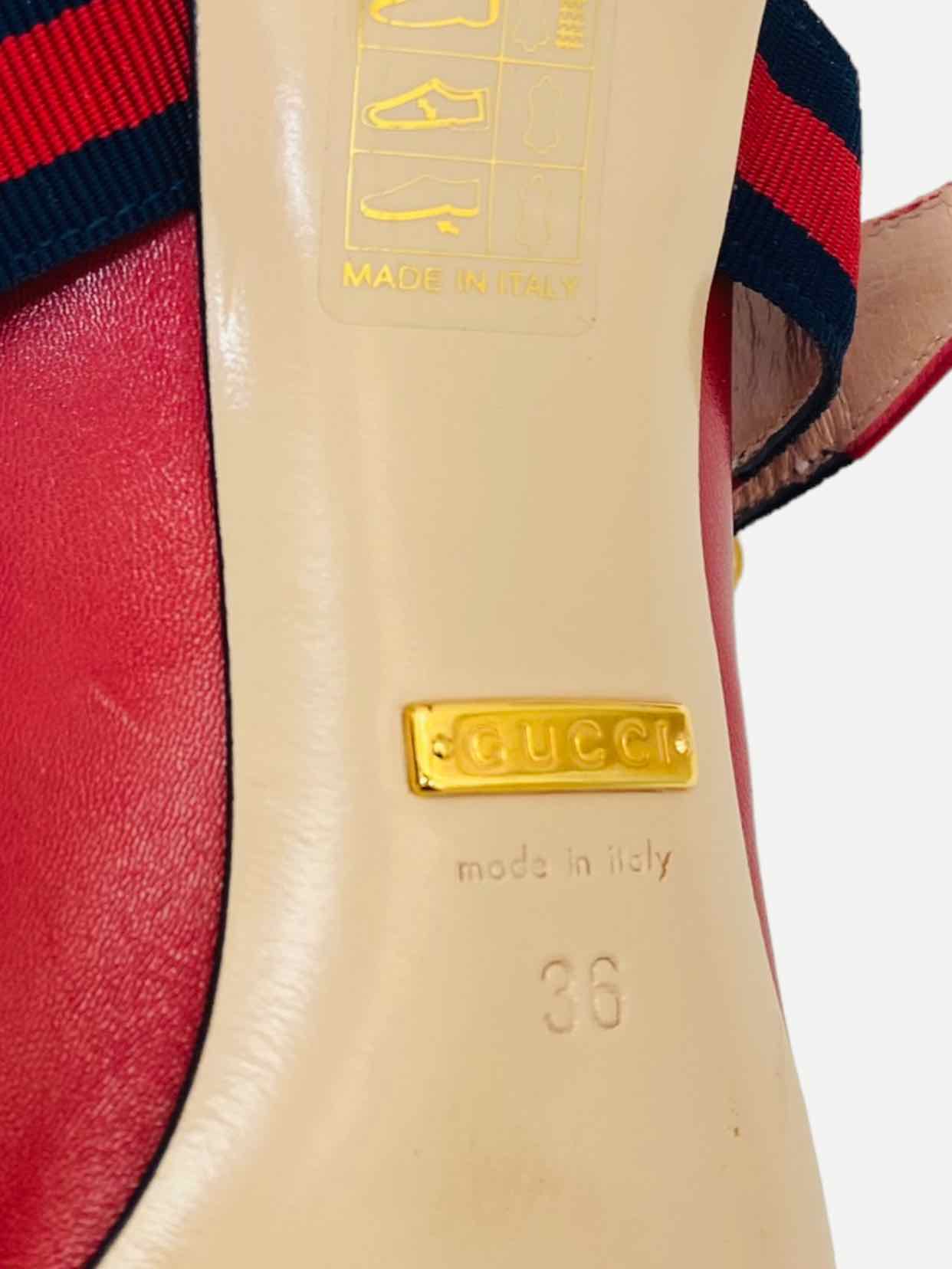 GUCCI Red Mary Janes