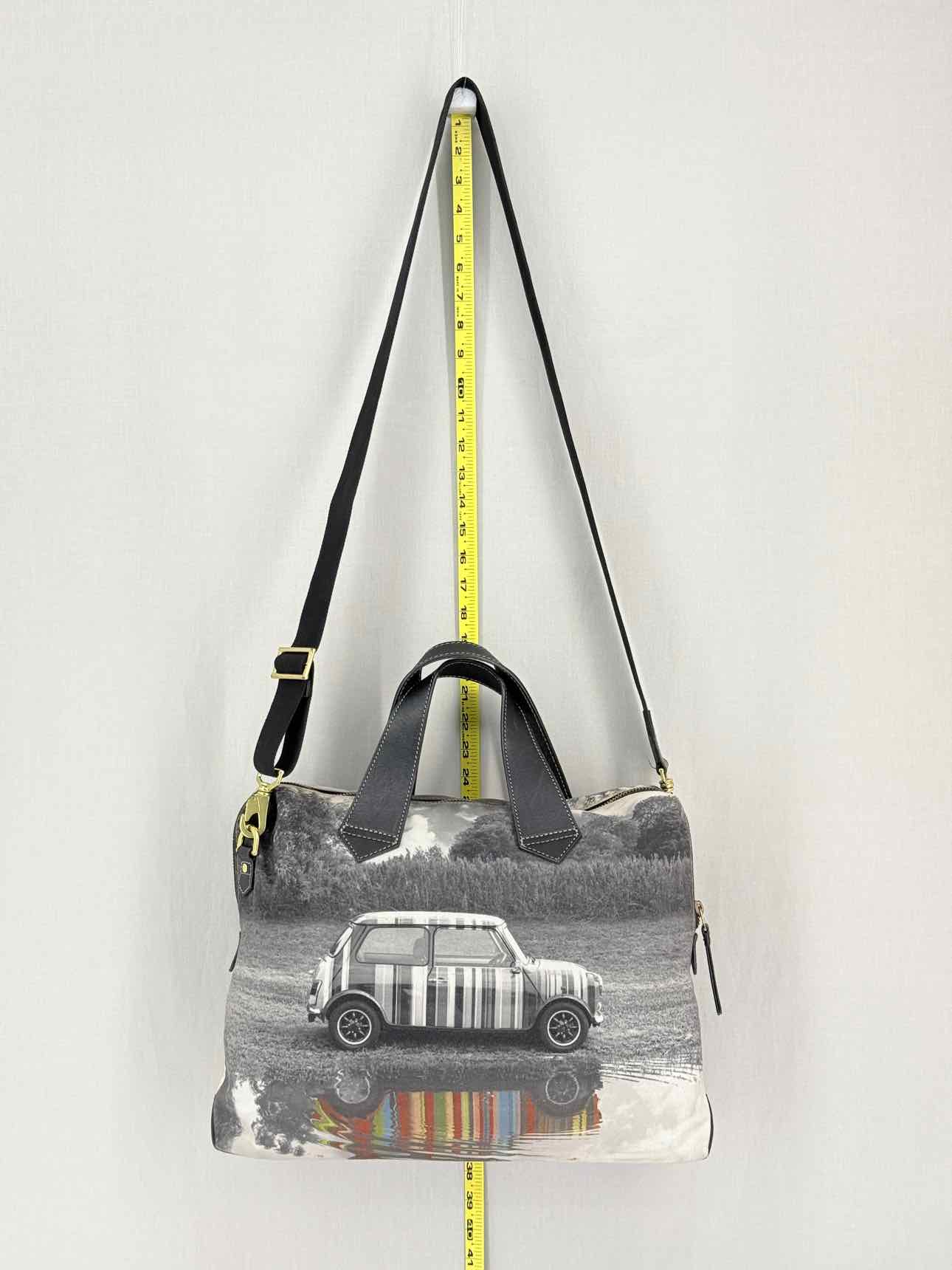 PAUL SMITH Carry on Grey Multicolor Top Handle