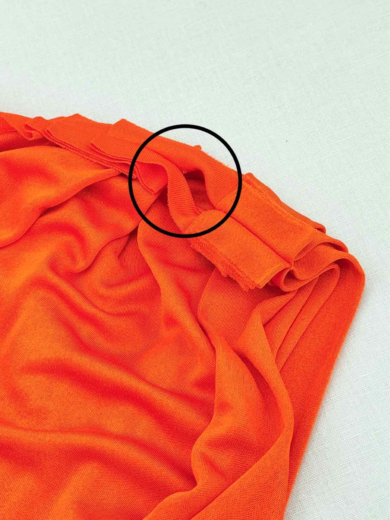 LANVIN Orange Size Medium Knee Length Dress