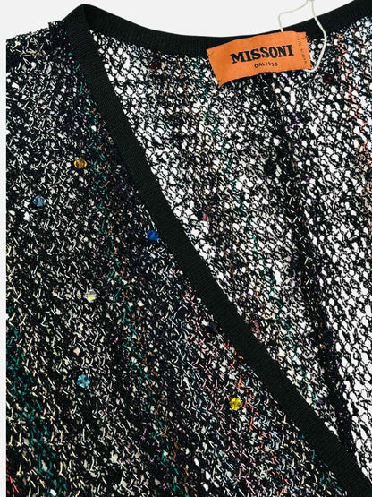 MISSONI Knit Black Multicolor Jumpsuit