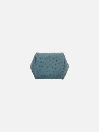 LORO PIANA Puffy Pouch Blue Crossbody