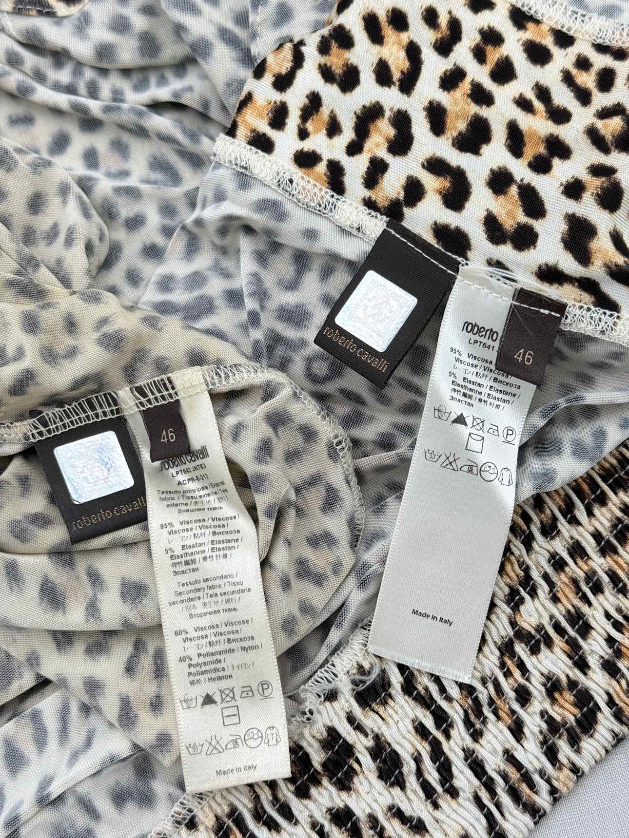 ROBERTO CAVALLI Brown Multicolor Size US 10 Outfit Set