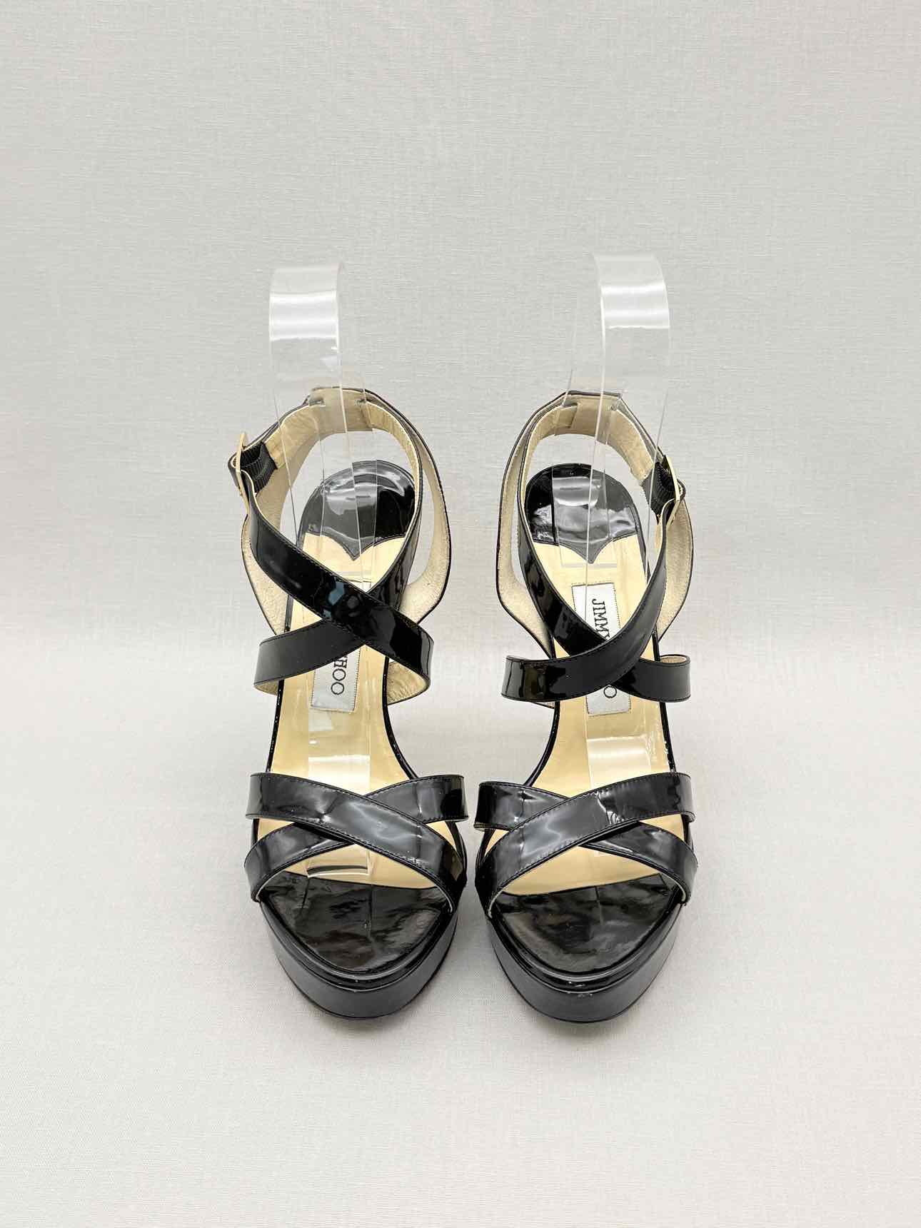 JIMMY CHOO Black Size EU 40 Platform Sandals