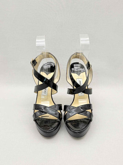 JIMMY CHOO Black Size EU 40 Platform Sandals