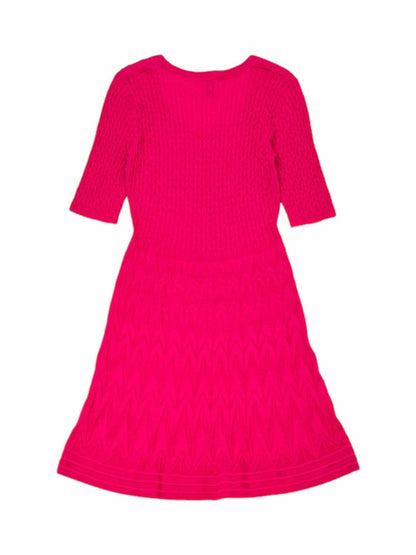 M MISSONI A-Line Pink Knee Length Dress