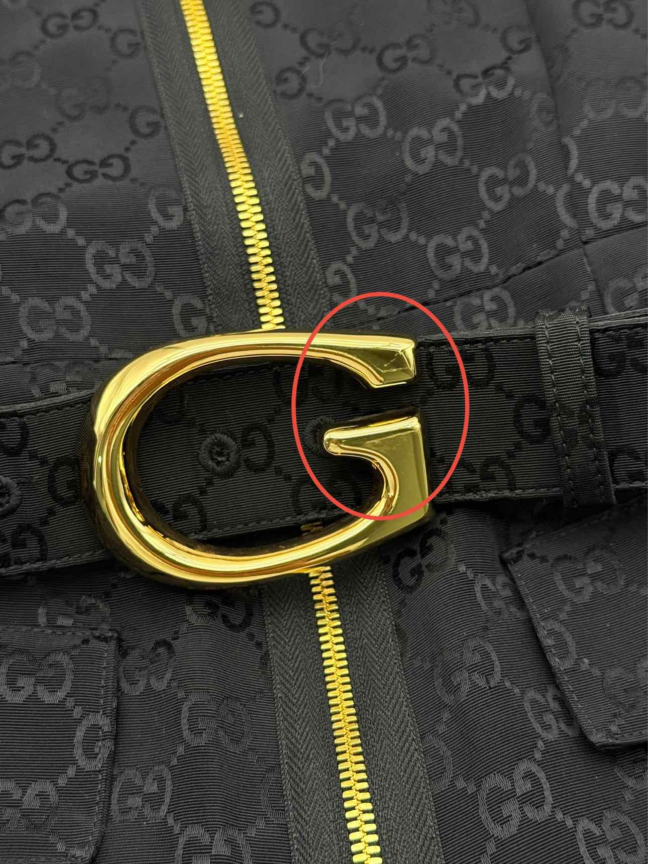 GUCCI Faille Belted Black GG Supreme Size US 6 Playsuit
