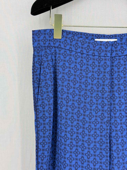 SANDRO Amparo Blue Jacquard Size US 8 Pants