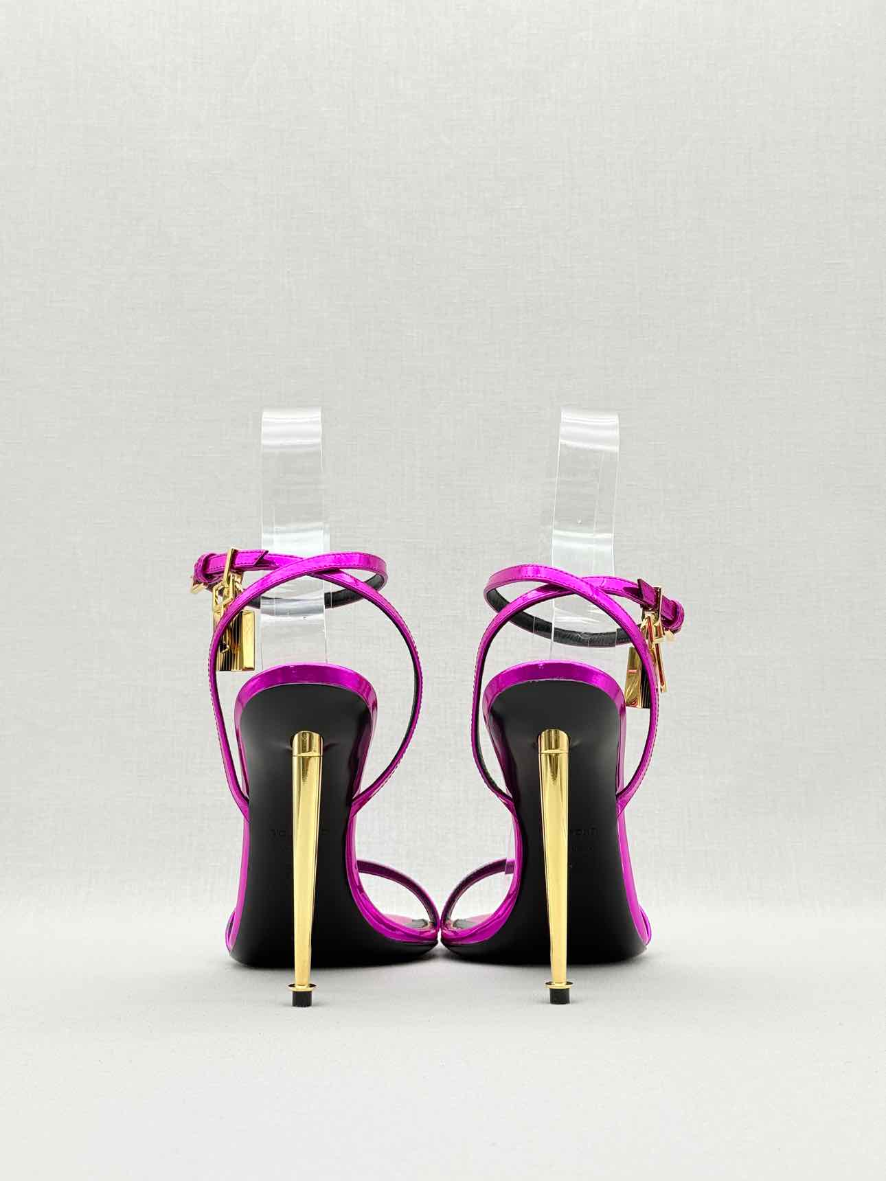 TOM FORD Naked Purple Size EU 38.5 Heeled Sandals