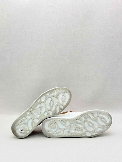 ALEXANDER MCQUEEN White & Bronze Size EU 37 Sneakers