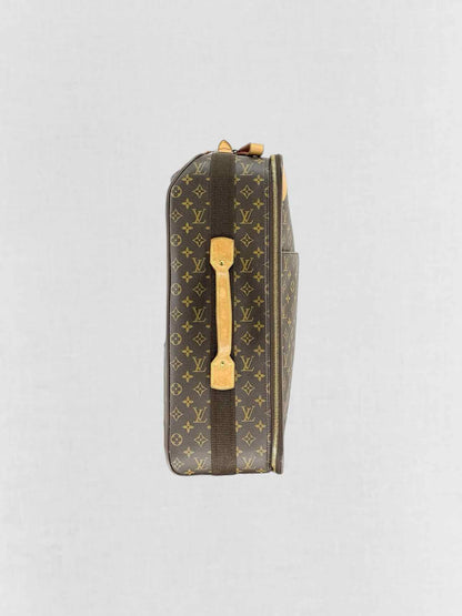 LOUIS VUITTON Pegase 55 Brown Monogram Rolling Luggage