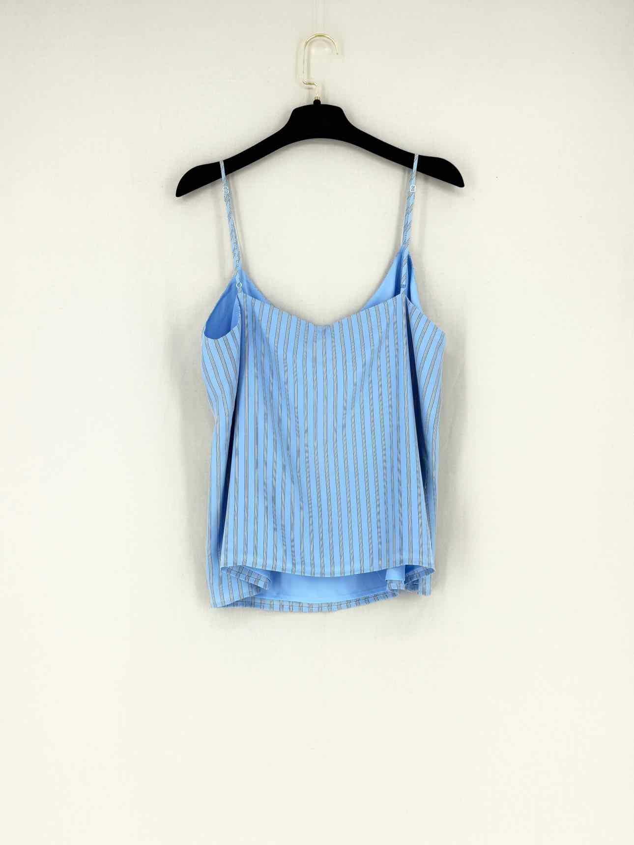 L'AGENCE Blue w/ White Striped Size Large Camisole