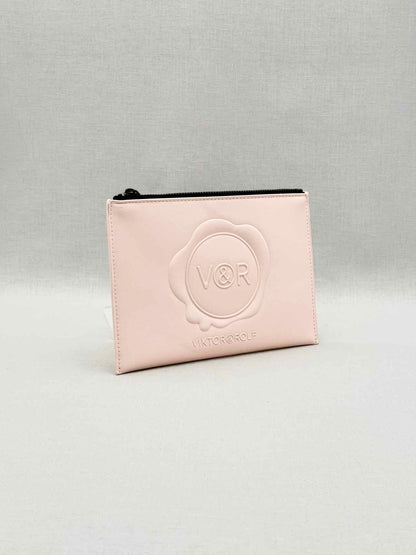 VIKTOR&ROLF Pale Pink Logo Pouch