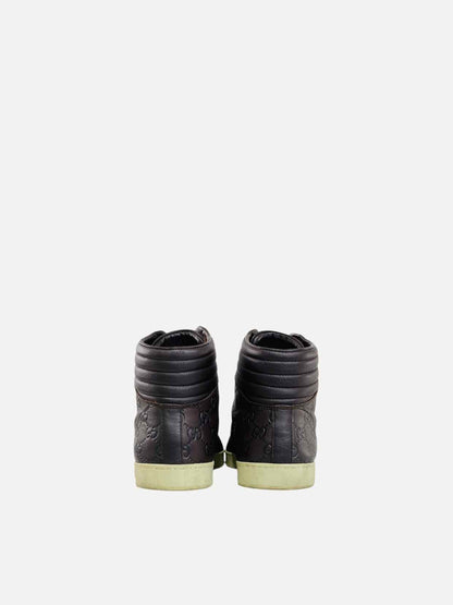 GUCCI Hi Top Brown Size EU 44.5 Sneakers