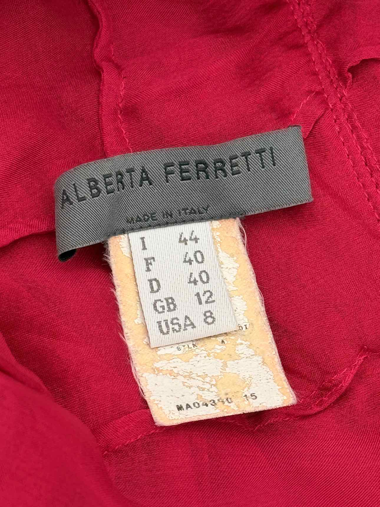 ALBERTA FERRETTI Red Size US 8 Long Dress