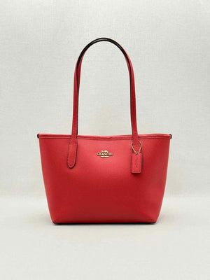 COACH City Red Tote Bag