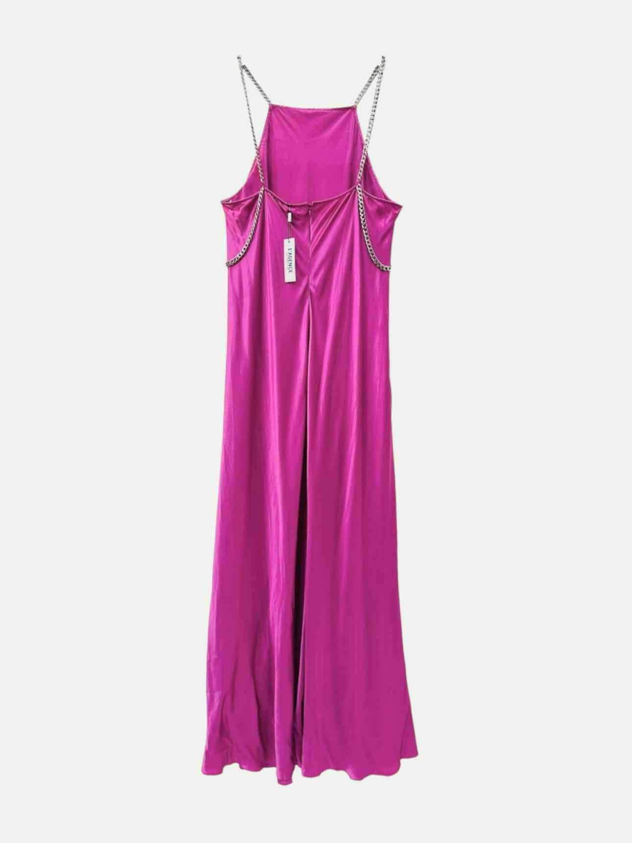 L'AGENCE Open Back Pink Size US 12 Long Dress