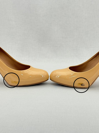 SALVATORE FERRAGAMO Leo Beige Size EU 38.5 Pumps
