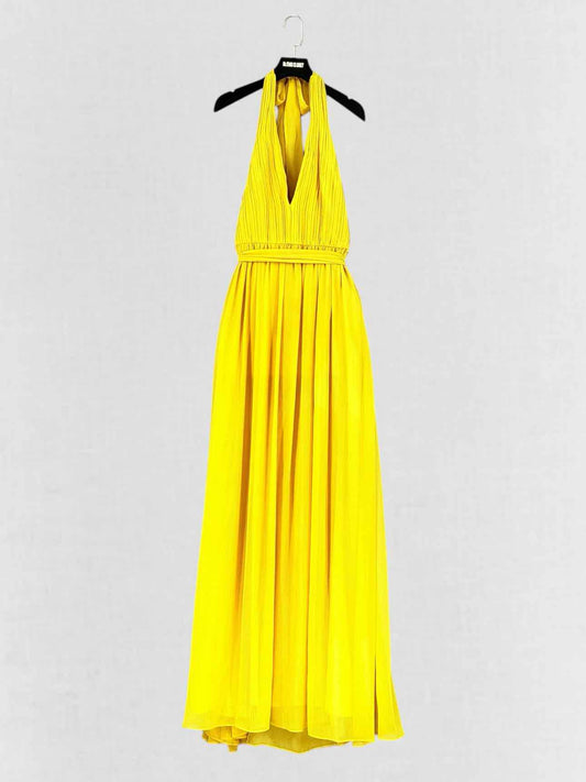 ALICE + OLIVIA Yellow Size Small Long Dress
