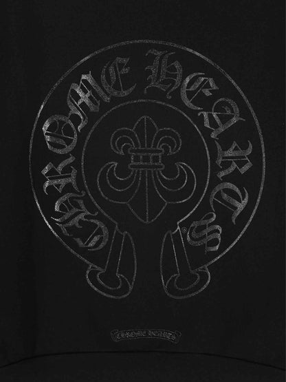 CHROME HEARTS Black Logo Print Size Medium Sweatshirt
