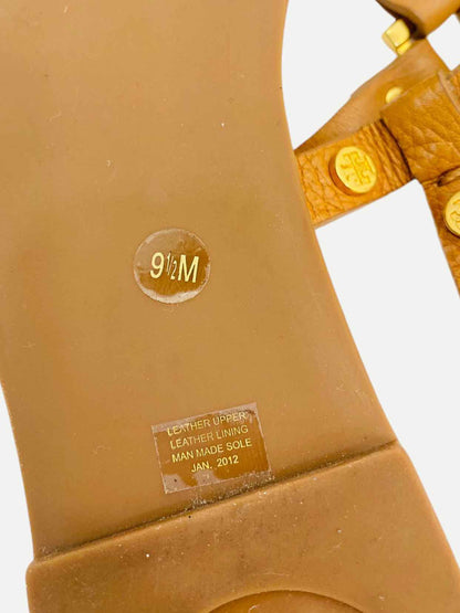 TORY BURCH Thong Tan Size EU 39.5 Sandals