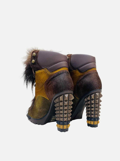 FENDI Joan Brown Booties