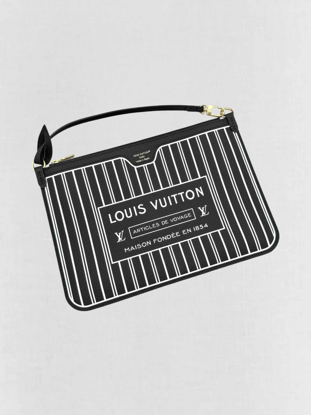 LOUIS VUITTON Brown & Black Monogram Tote Bag