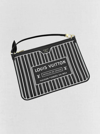 LOUIS VUITTON Brown & Black Monogram Tote Bag