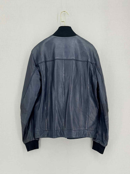FERRAGAMO Bomber Navy Blue Size US 38 Jacket
