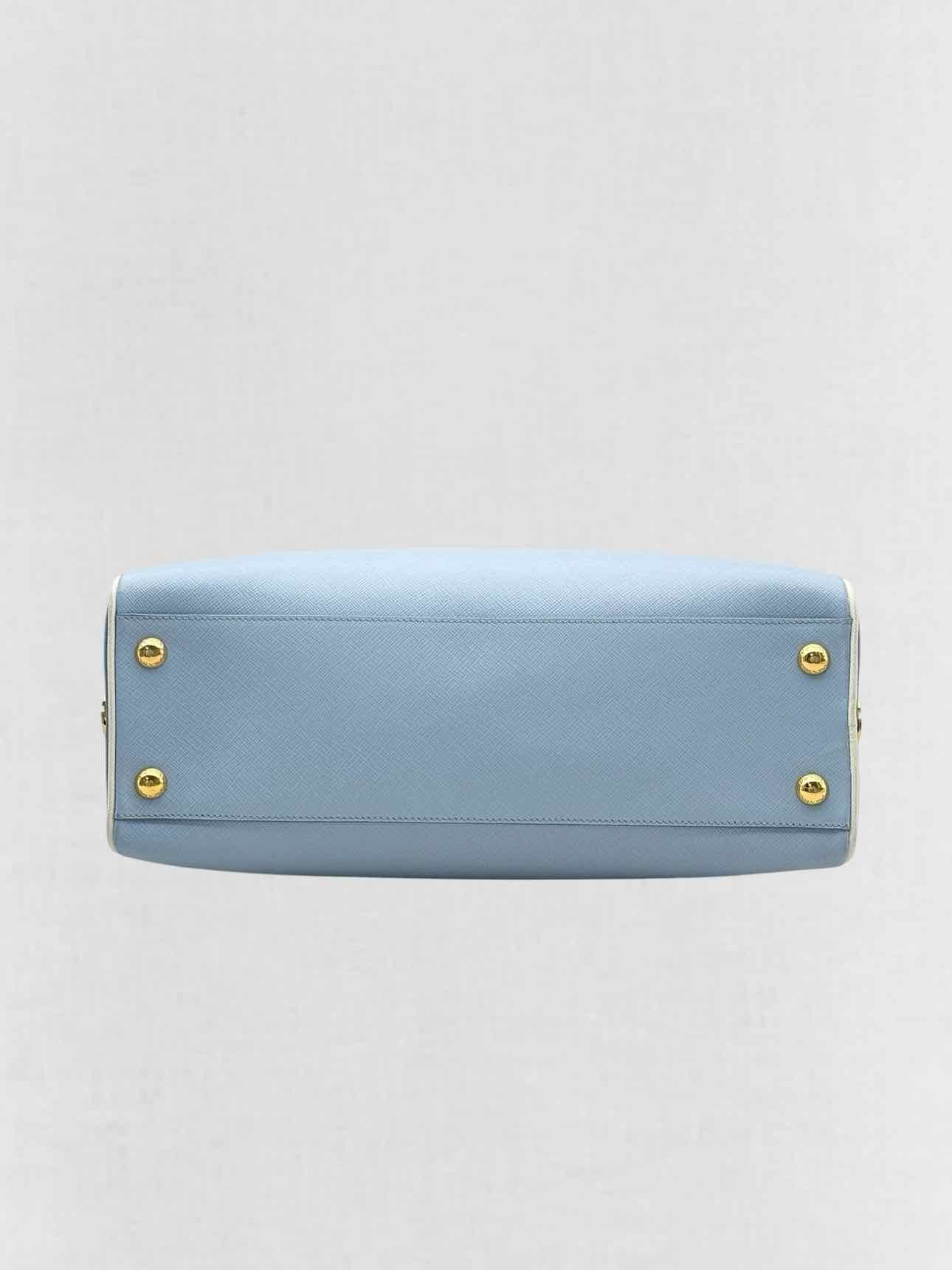 PRADA Pyramid Light Blue Top Handle