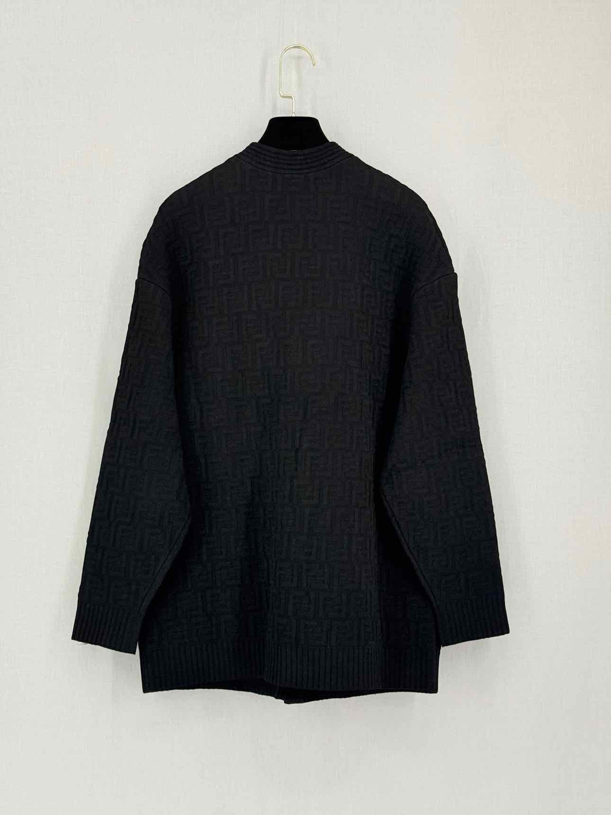 FENDI FF Jacquard Black Size US 2 Cardigan