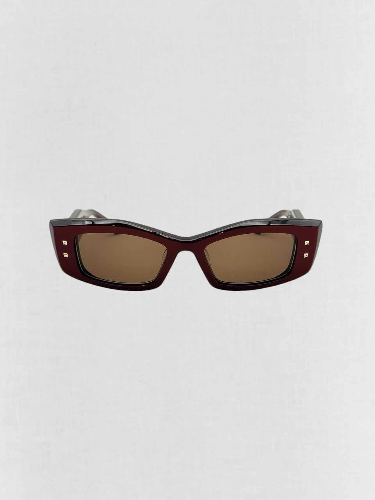 VALENTINO Special Edition Burgundy Sunglasses