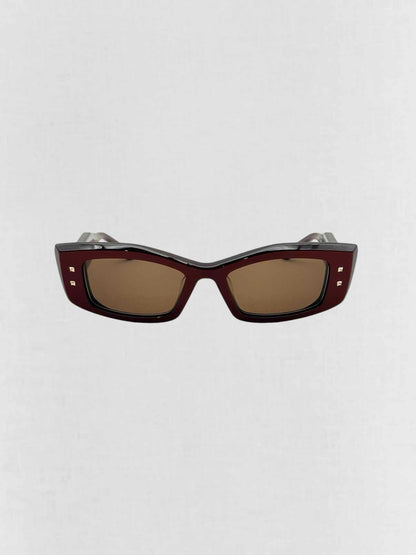 VALENTINO Special Edition Burgundy Sunglasses