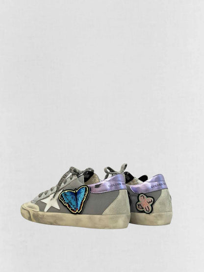 GOLDEN GOOSE Grey & White Size EU 37 Sneakers