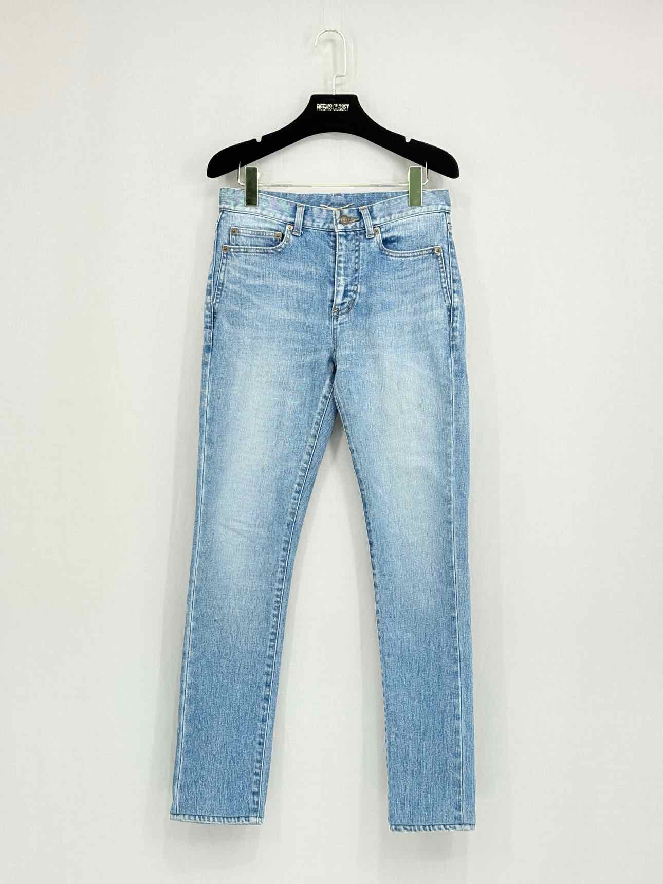 SAINT LAURENT Blue Size 28 Jeans
