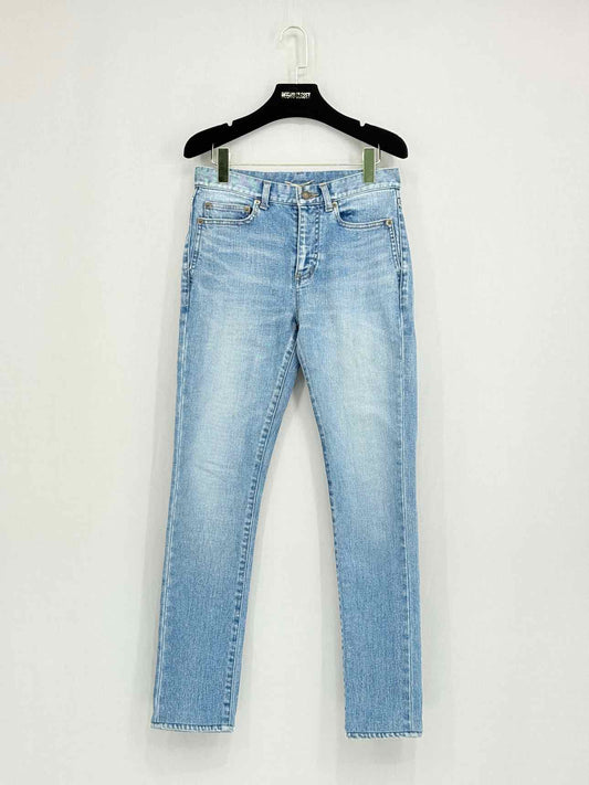 SAINT LAURENT Blue Size 28 Jeans
