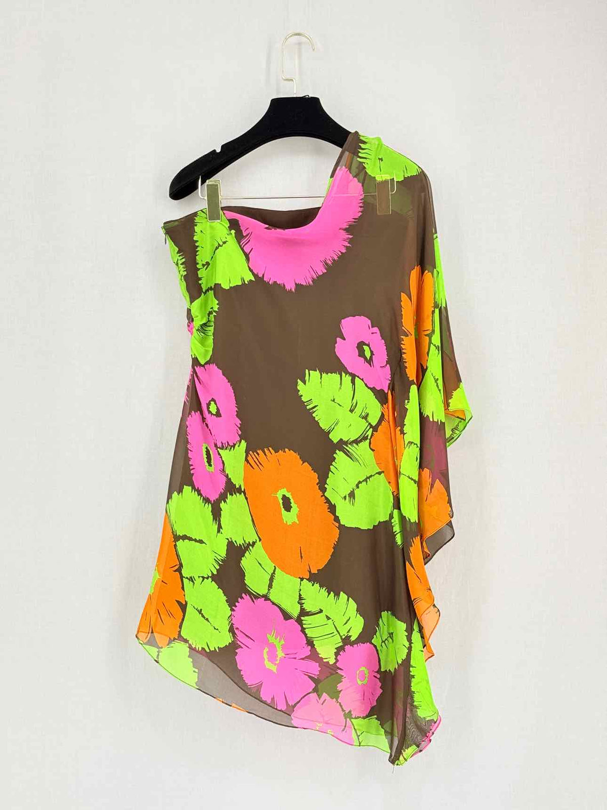 MILLY Brown Multicolor Size US 6 Short Dress