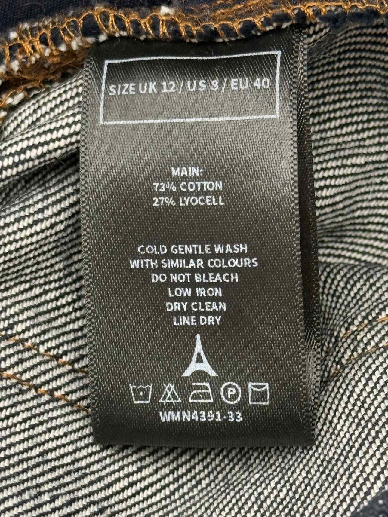MANIERE DE VOIR Enora Hourglass Blue Size US 8 Jeans