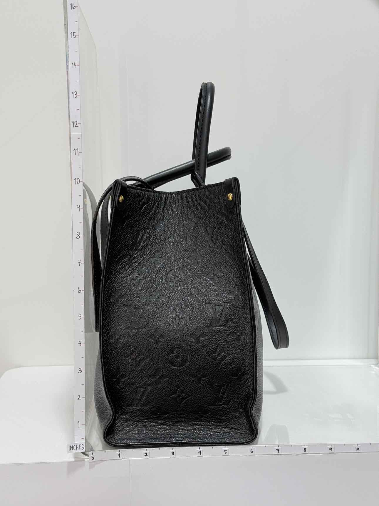 LOUIS VUITTON Onthego Black Tote Bag